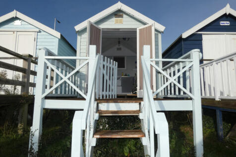 Third row beach hut