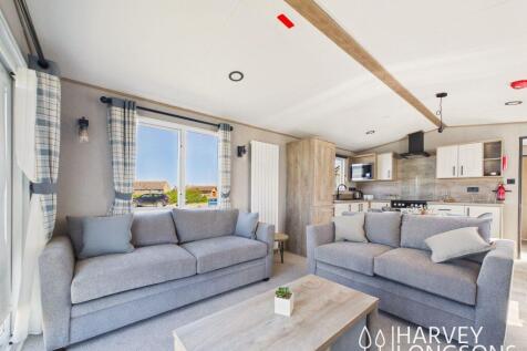 Open plan ABI Beverley lounge and kitchen at Burgh