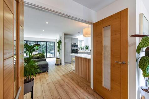 Double Doors Into Open Plan Kitchen /...