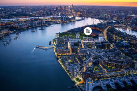 Aerial view of Royal Wharf