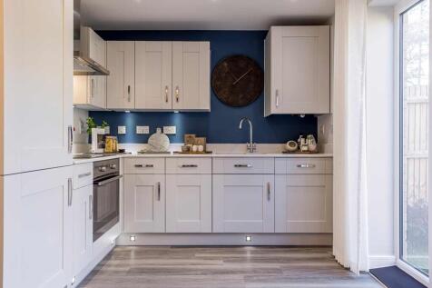 Double doors leading out to the garden