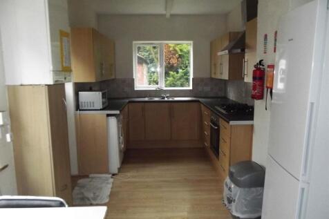Bright galley-style kitchen with light wood cab...