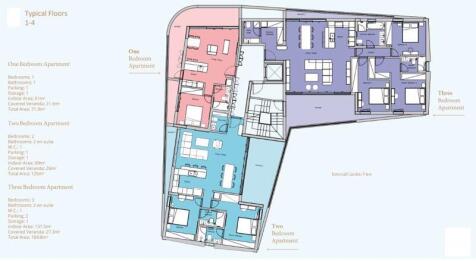 Floors 1-4 Plans