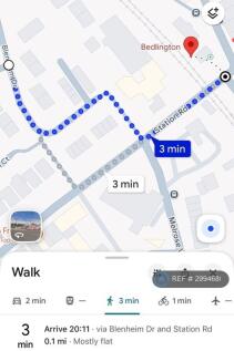 Distance To Train Station 