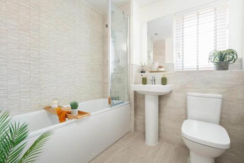 A family bathroom completes the home