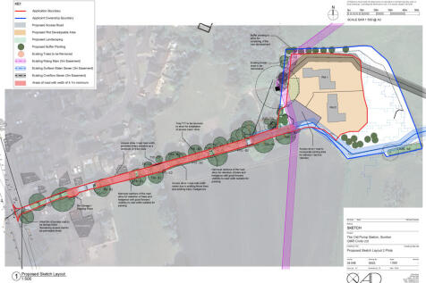 Site Layout Plan - Ex - SK03 Proposed Sketch Layou