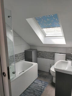 Attic bathroom