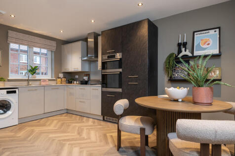Interior designed kitchen and dining area