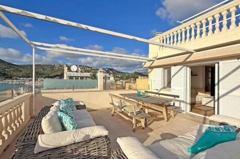 03-port-andratx-Modern renoviertes Penthouse mit Blick auf den Hafen und das Meer-kaufen-lounge