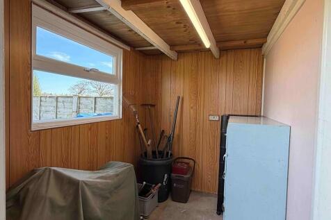Storage behind ga...