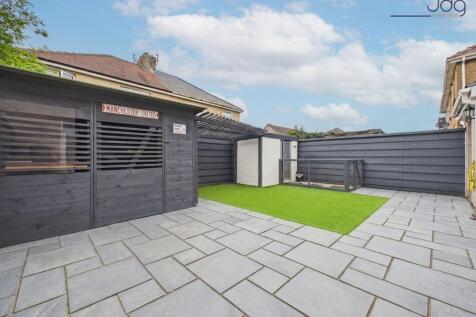 The rear garden