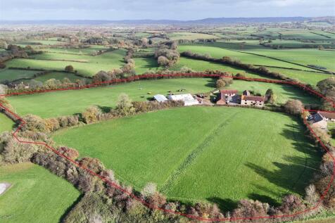 Aerial edged red