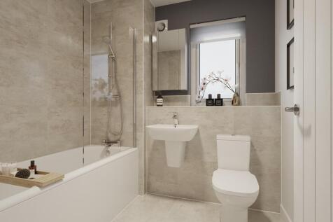 Spacious bathroom