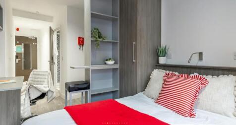 Bright modern bedroom with ample smart storage...