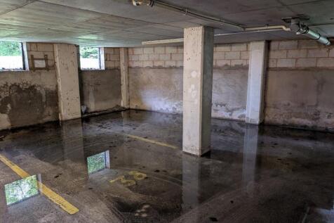 Secure underground parking space