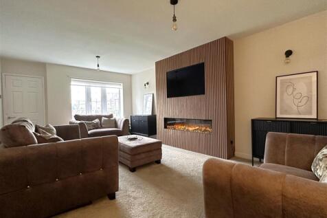 Living Space With Media Wall 761