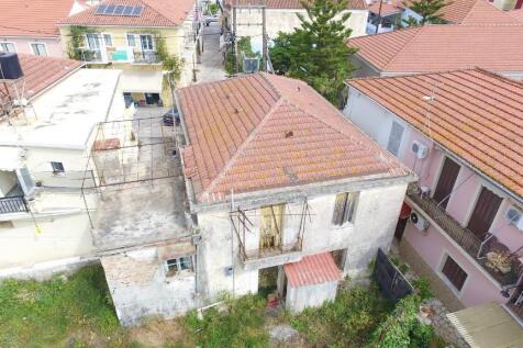 Aerial view of house