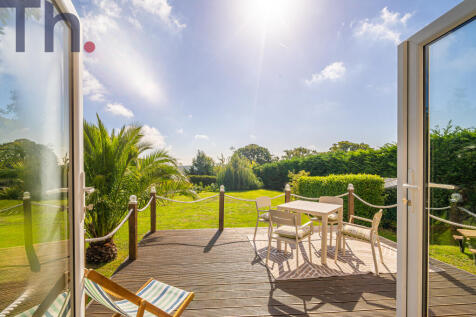Decked Area with Garden Views