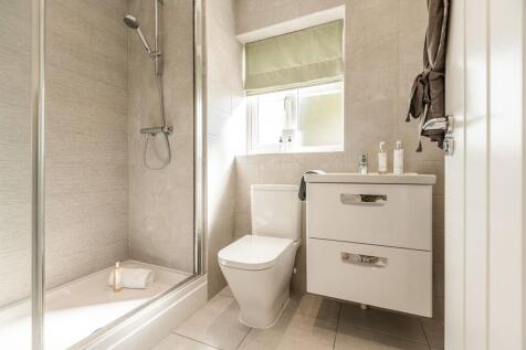 An en-suite shower room away from the family