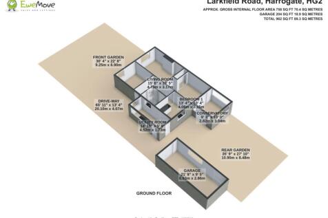 EweMove Harrogate 3D Plot Plan