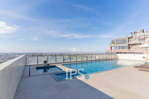 24th Floor 1 Bedroom Condo For Sale - Time Square 2, Boeung Kak 1, Phnom Penh