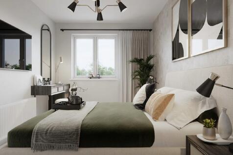 Bedroom one has space for a dressing table