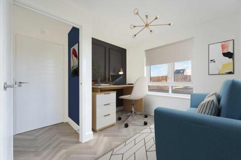 Flexible first floor study provides the ideal space for a home office