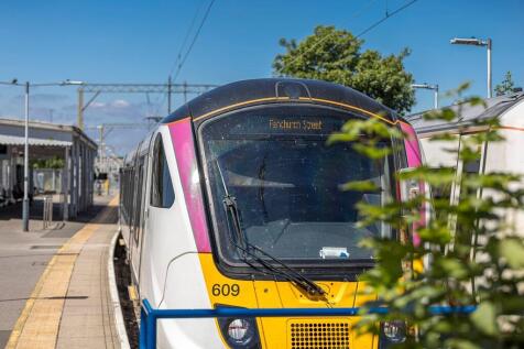 Shoeburyness Railway Station, the terminus of the c2c line, providing direct trains to London Fench