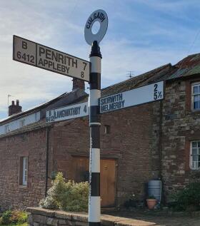 Culgaith Signpost