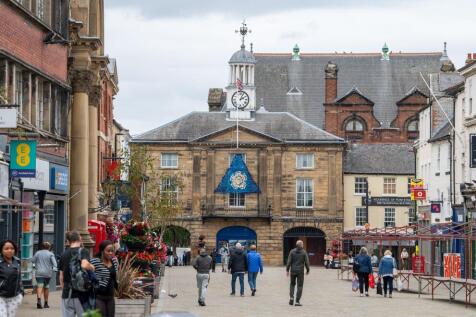 Local area of Pontefract town centre