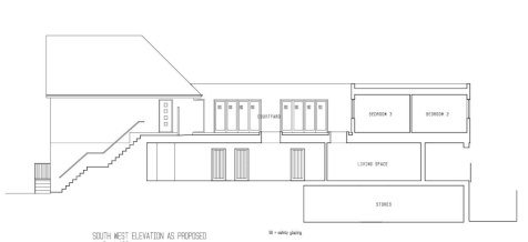 South West Elevation