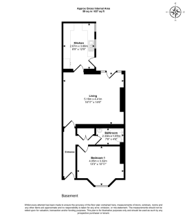 Basement, 51 York Road, Hove, East Sussex, BN3 1DJ