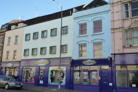 Charming high street exterior in a vibrant area...