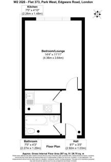 Flat 373 Park West Floor Plan