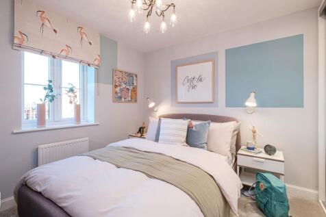 Interior view of bedroom 4 in our 4 bed Radleigh home