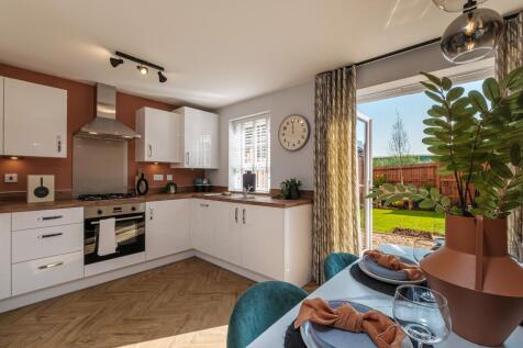 Interior view of the kitchen &amp; dining in our 3 bed Ellerton home