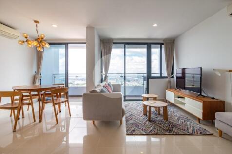 2-Bedroom High-Floor Duplex-Style Condo with River Views - The Bridge, Tonle Bassac, Phnom Penh