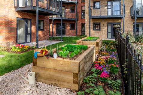 Homeowners' gardening area