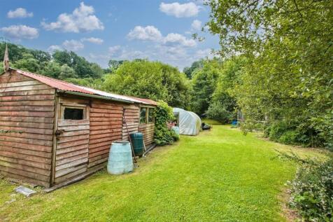 Rear Garden Sheds and growing area