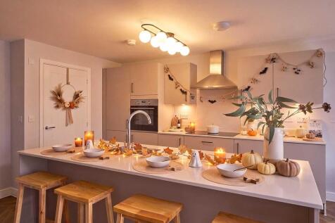 A welcoming open-plan space, perfect for Halloween get-togethers