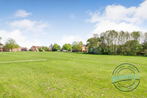 Hearsall Common at the rear