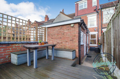Rear elevation &amp; decked terrace