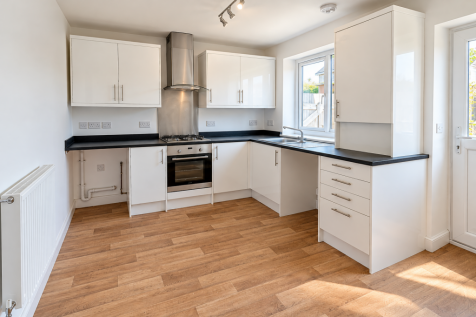 L shaped kitchen