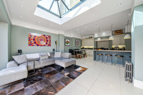 Kitchen dining and family room angle 1