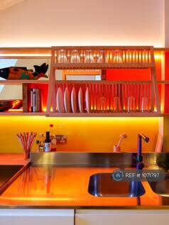 Kitchen Shelving, Drying Rack And Sink