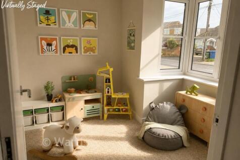 Staged Playroom/Study
