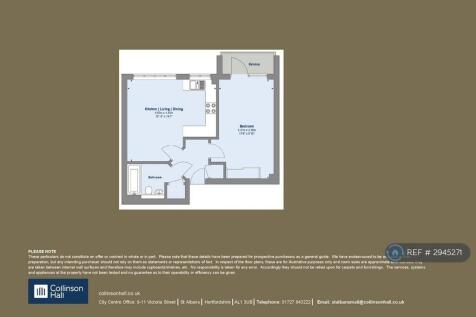 Floor Plan 51 Square Metres (550 Square Feet)