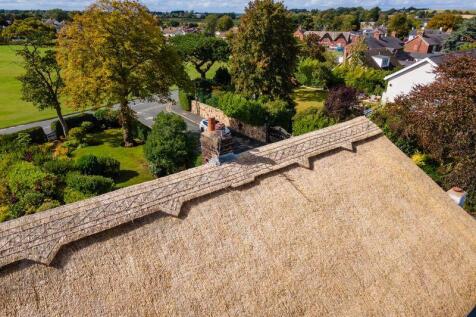 Newly thatched roof