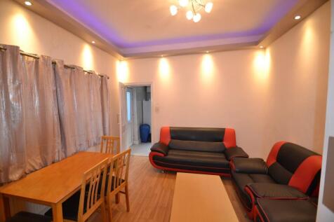 Bright and inviting living room with modern bla...