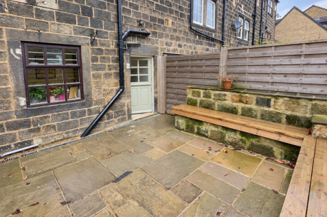 Rosewick stone facade with green door